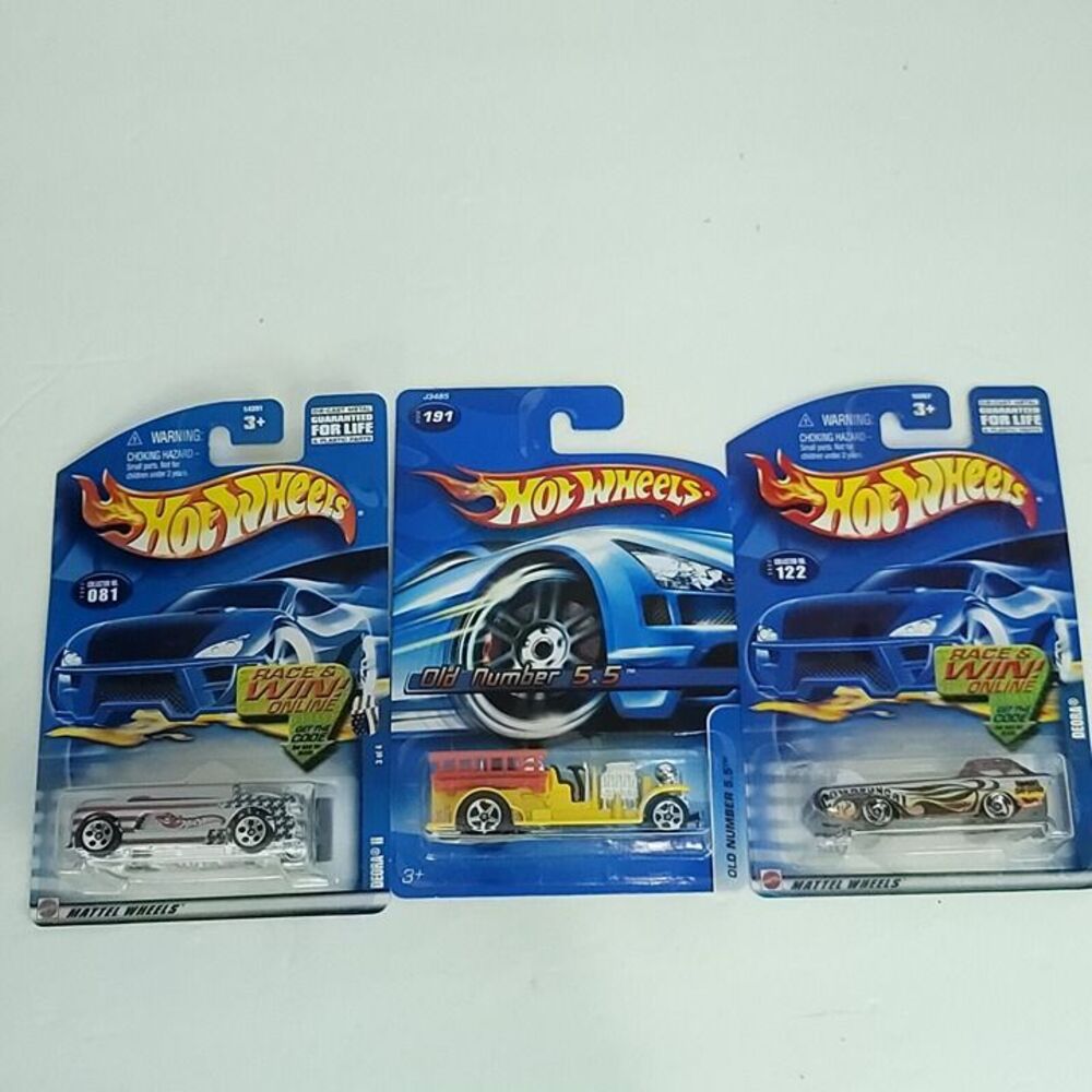 Lot of 3 Hot Wheels Old Number 5.5 Deora Deora II NEW Die Cast